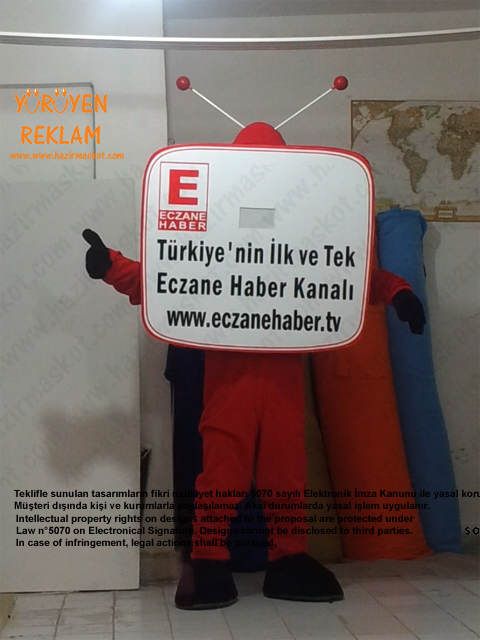 Televizyon Maskot kostümü maskot kostümü