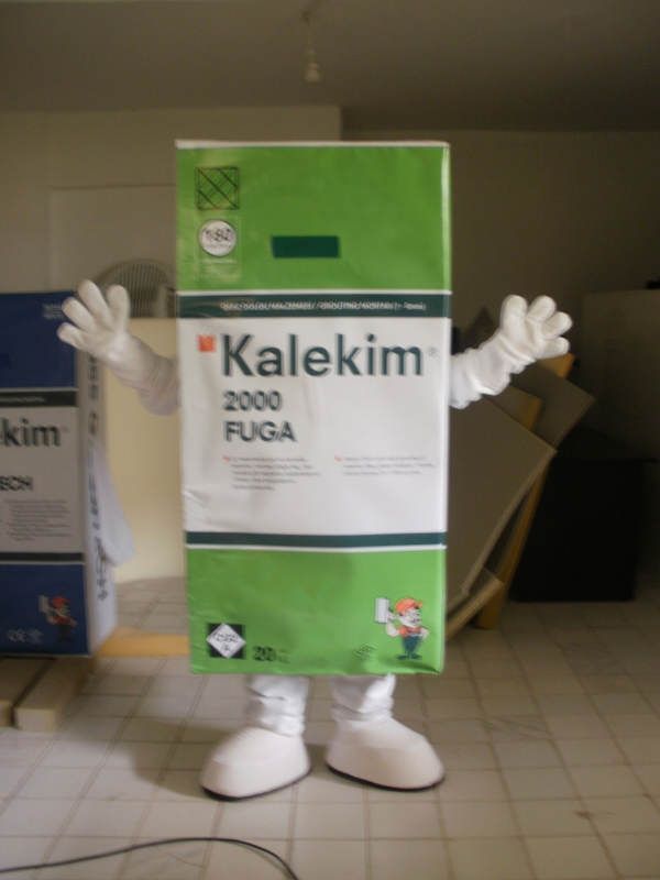 Kalekim Çimento Maskot Kostümü maskot kostümü