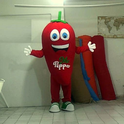 Biber maskotu / Ziyafet Çiğköfte maskot kostümü