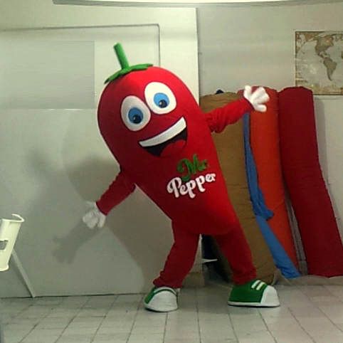 Biber maskotu / Ziyafet Çiğköfte maskot kostümü