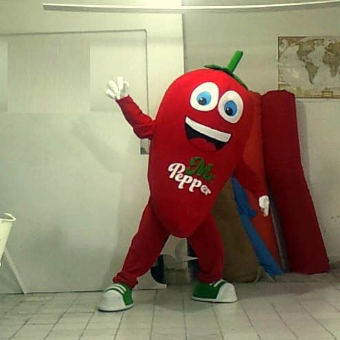 Biber maskotu / Ziyafet Çiğköfte maskot kostümü