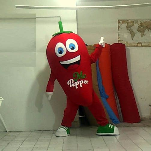 Biber maskotu / Ziyafet Çiğköfte maskot kostümü