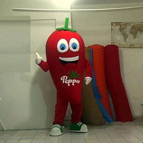 Biber maskotu / Ziyafet Çiğköfte maskot kostümü