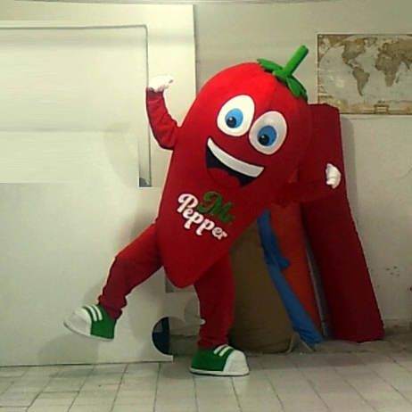 Biber maskotu / Ziyafet Çiğköfte maskot kostümü