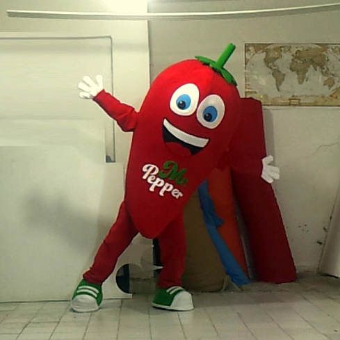 Biber maskotu / Ziyafet Çiğköfte maskot kostümü