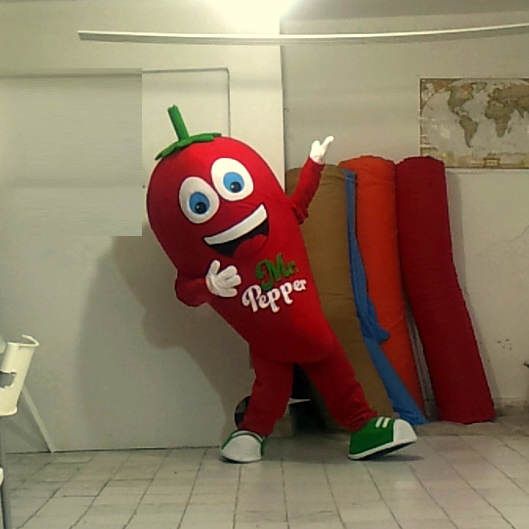 Biber maskotu / Ziyafet Çiğköfte maskot kostümü
