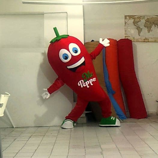Biber maskotu / Ziyafet Çiğköfte maskot kostümü