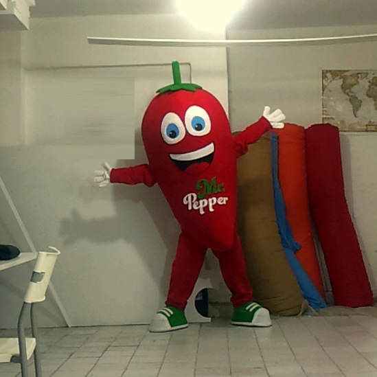 Biber maskotu / Ziyafet Çiğköfte maskot kostümü