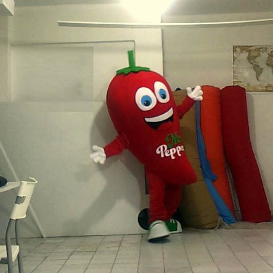 Biber maskotu / Ziyafet Çiğköfte maskot kostümü
