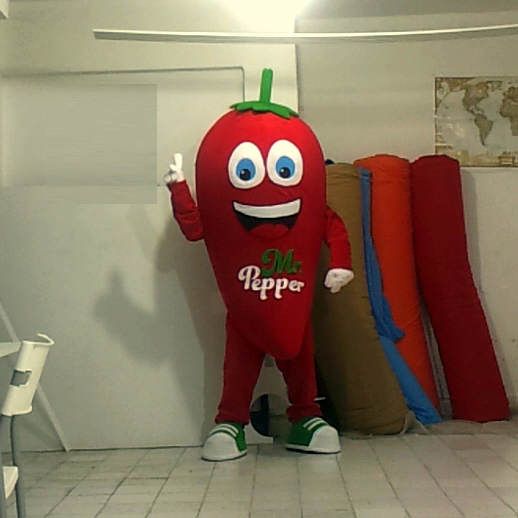 Biber maskotu / Ziyafet Çiğköfte maskot kostümü