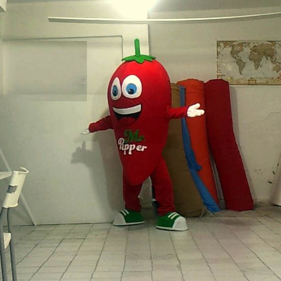 Biber maskotu / Ziyafet Çiğköfte maskot kostümü