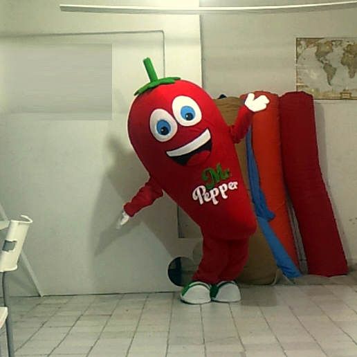 Biber maskotu / Ziyafet Çiğköfte maskot kostümü