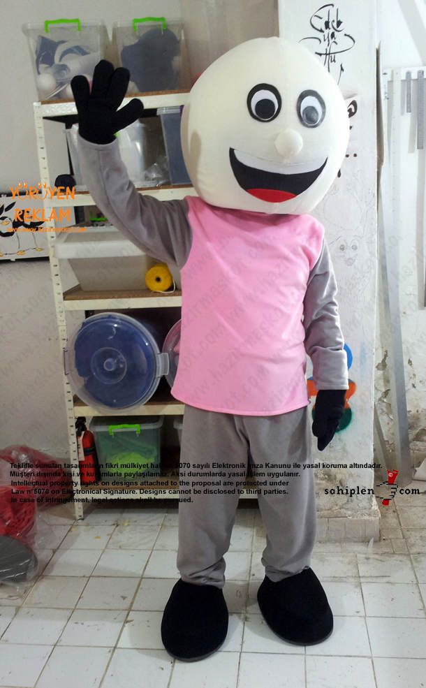 Raff Tekstil Adam Maskotu maskot kostümü