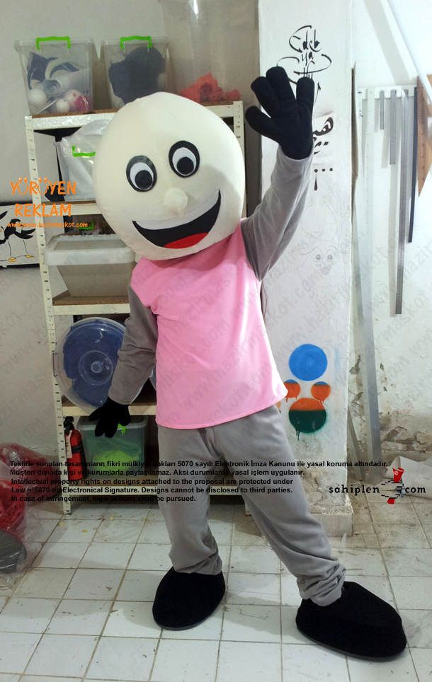 Raff Tekstil Adam Maskotu maskot kostümü