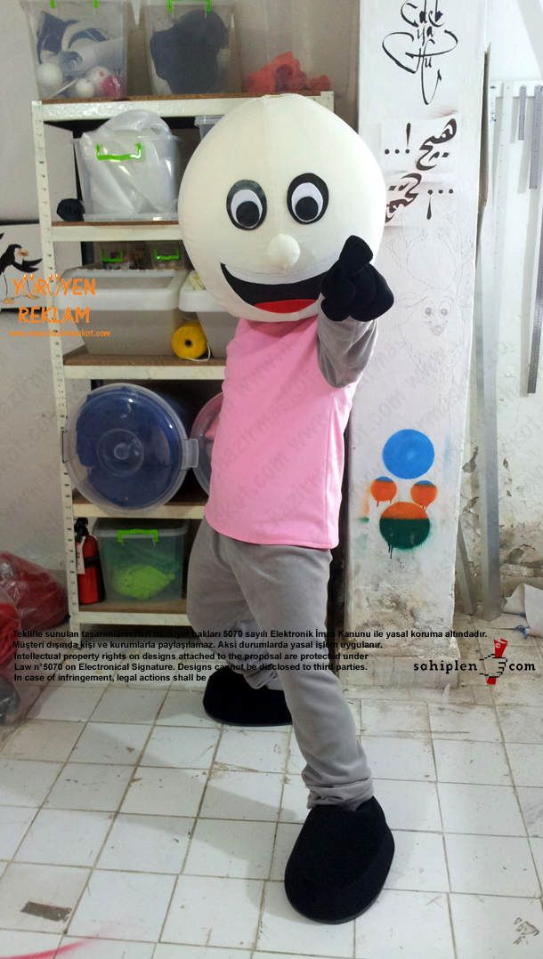 Raff Tekstil Adam Maskotu maskot kostümü