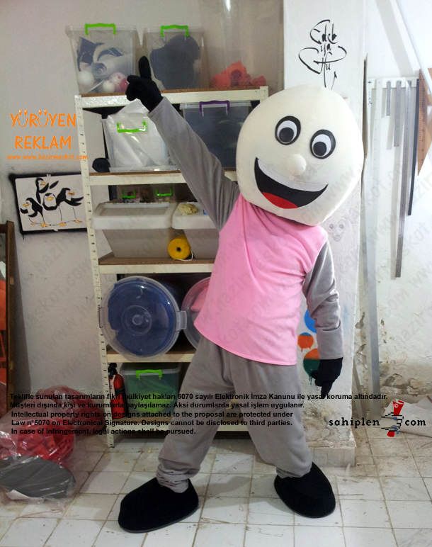 Raff Tekstil Adam Maskotu maskot kostümü