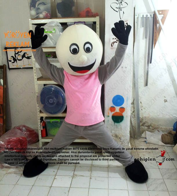 Raff Tekstil Adam Maskotu maskot kostümü