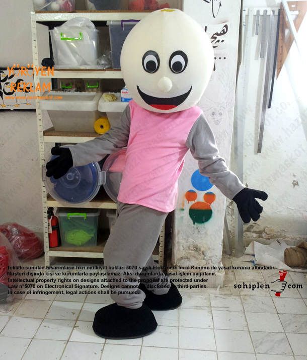 Raff Tekstil Adam Maskotu maskot kostümü