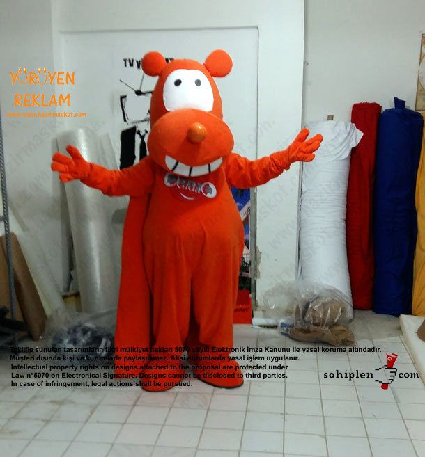 CNR Expo Ayı Maskot Kostümü maskot kostümü