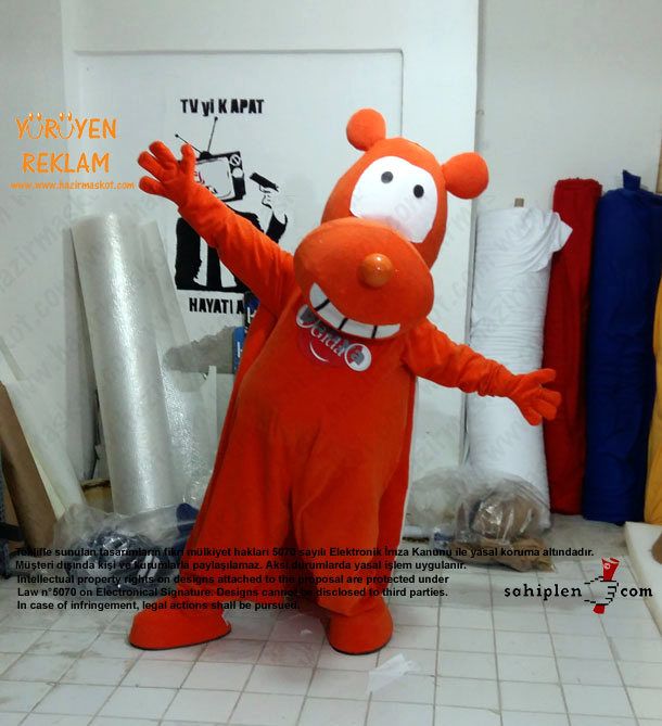 CNR Expo Ayı Maskot Kostümü maskot kostümü