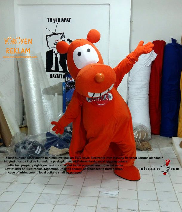 CNR Expo Ayı Maskot Kostümü maskot kostümü