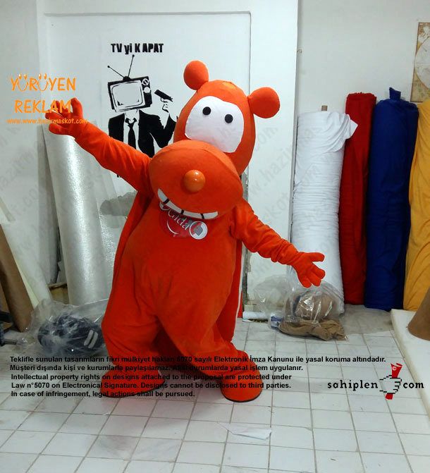 CNR Expo Ayı Maskot Kostümü maskot kostümü