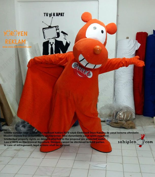 CNR Expo Ayı Maskot Kostümü maskot kostümü