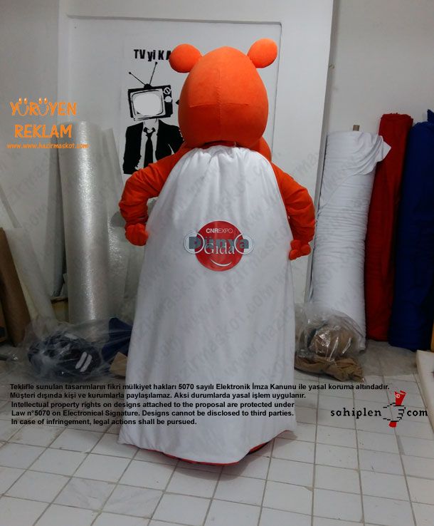 CNR Expo Ayı Maskot Kostümü maskot kostümü