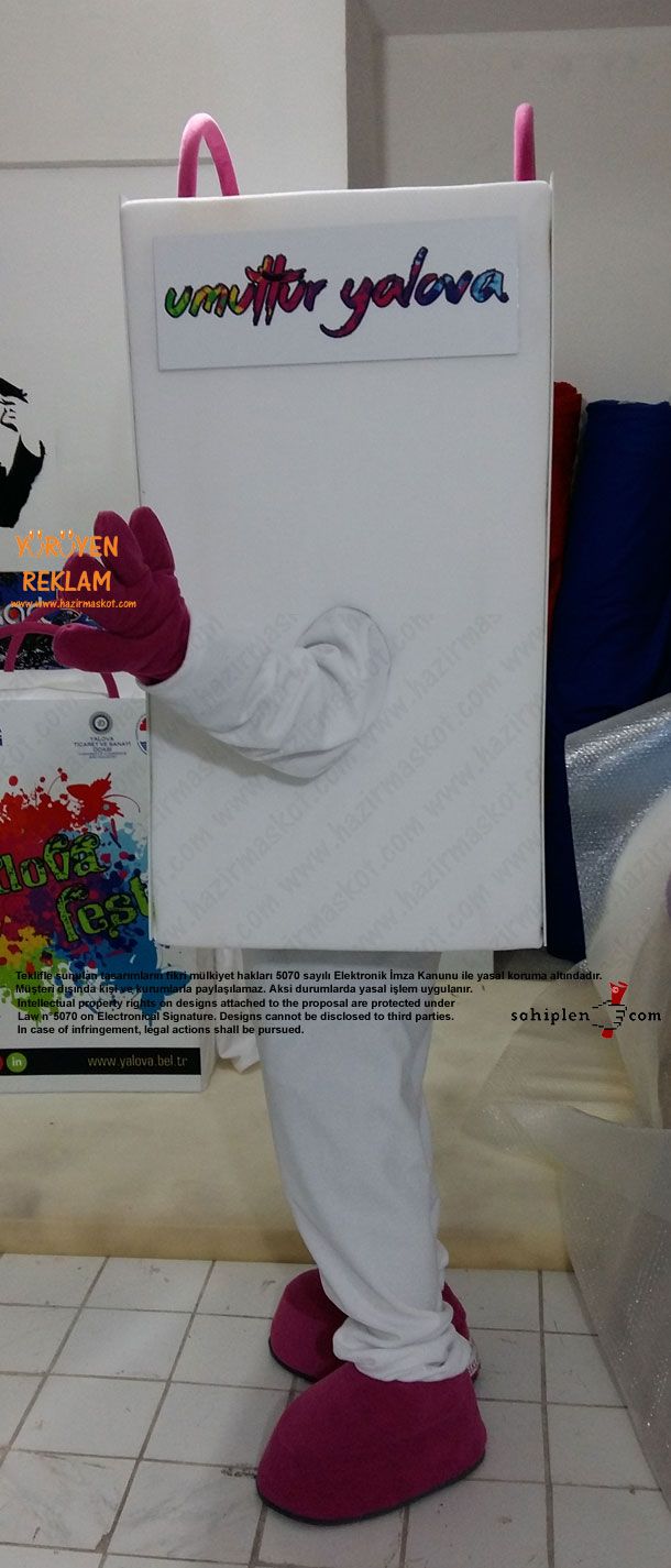 Yalova Alışveriş Festivali Çanta Maskot maskot kostümü