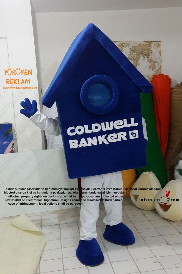Coldwell Ev Maskotu maskot kostümü