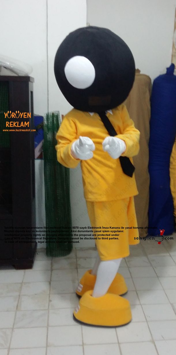 BIC Boy Maskot / BIC Kalem Maskot / Bicworld maskot kostümü