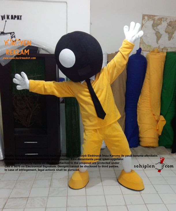 BIC Boy Maskot / BIC Kalem Maskot / Bicworld maskot kostümü