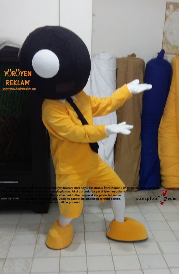 BIC Boy Maskot / BIC Kalem Maskot / Bicworld maskot kostümü