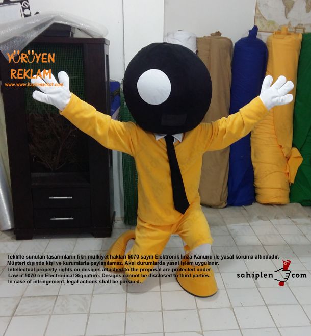 BIC Boy Maskot / BIC Kalem Maskot / Bicworld maskot kostümü
