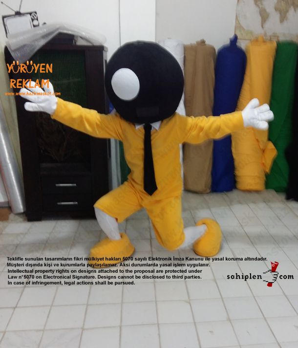 BIC Boy Maskot / BIC Kalem Maskot / Bicworld maskot kostümü