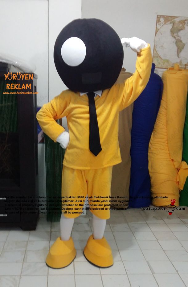 BIC Boy Maskot / BIC Kalem Maskot / Bicworld maskot kostümü