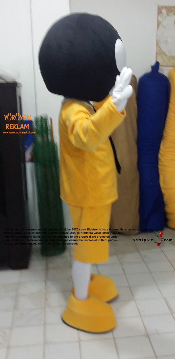 BIC Boy Maskot / BIC Kalem Maskot / Bicworld maskot kostümü