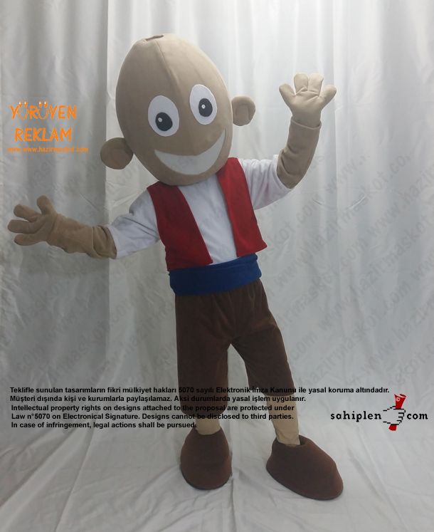Keloğlan Maskot Kostümü maskot kostümü