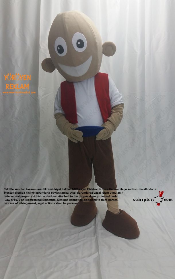 Keloğlan Maskot Kostümü maskot kostümü