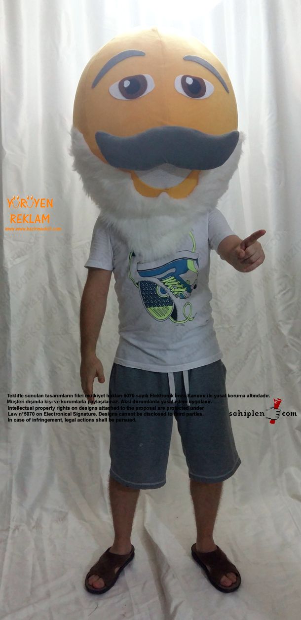 Emoji Maskot / Tambu Klavye maskot kostümü