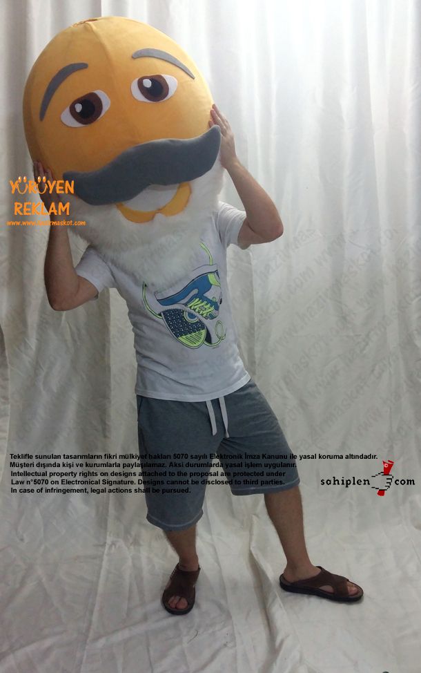 Emoji Maskot / Tambu Klavye maskot kostümü