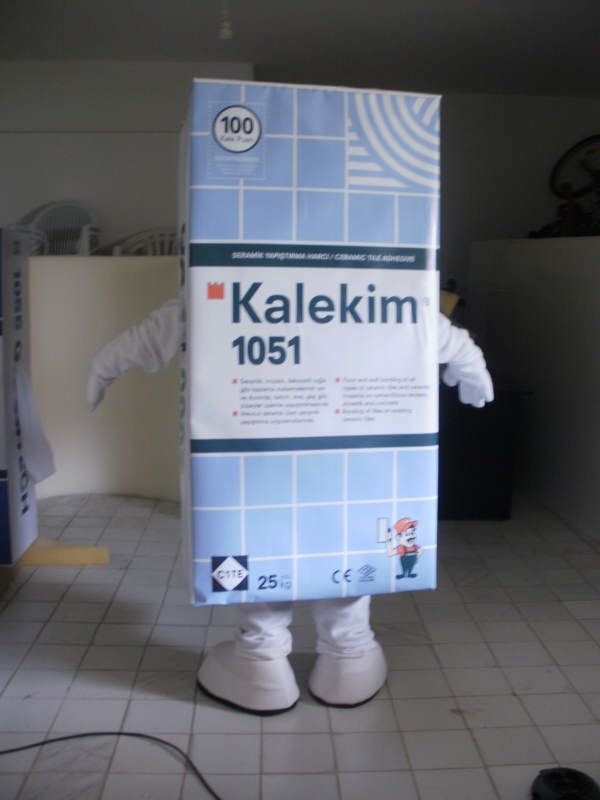 Kalekim Çimento Maskot Kostümü maskot kostümü