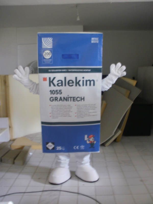 Kalekim Çimento Maskot Kostümü maskot kostümü