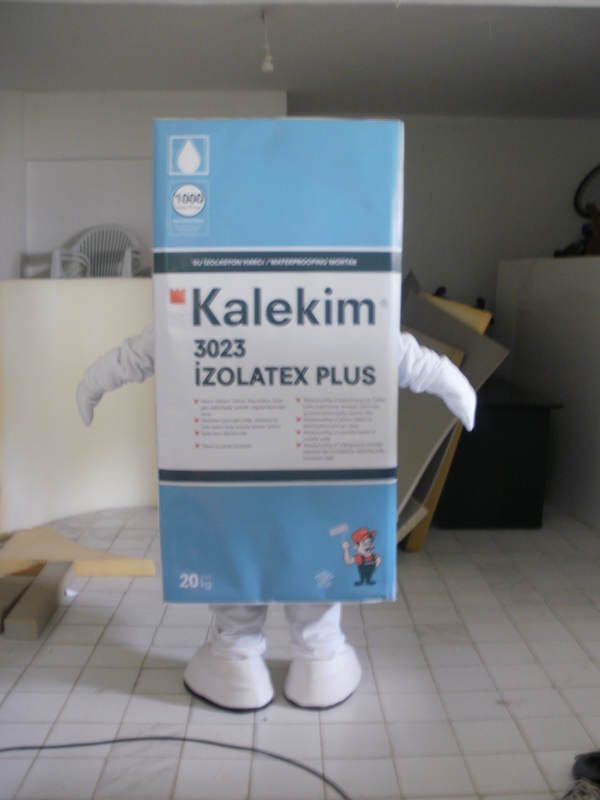 Kalekim Çimento Maskot Kostümü maskot kostümü