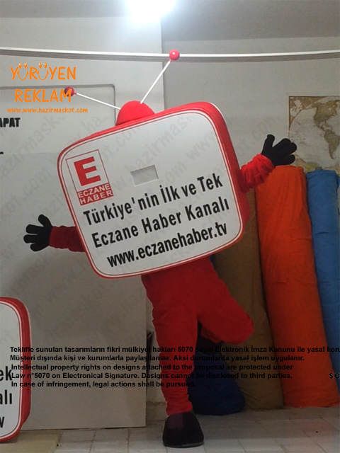 Televizyon Maskot kostümü maskot kostümü