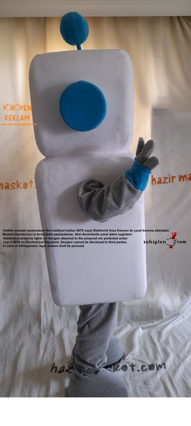 Robot Maskot Kostümü / Bilge Çocuk / TÜBİTAK maskot kostümü