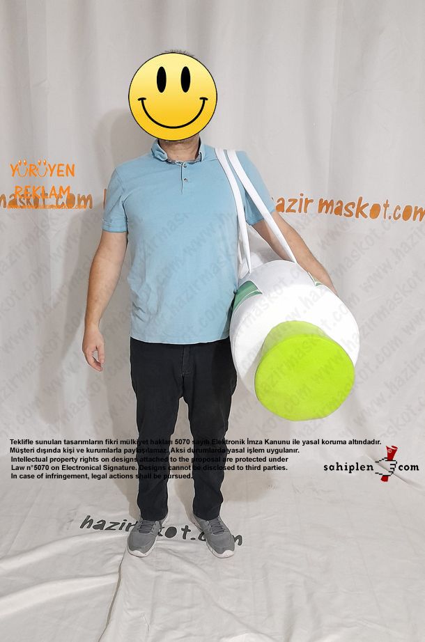 Sensodyne Nourish Diş Macunu Çanta maskot kostümü