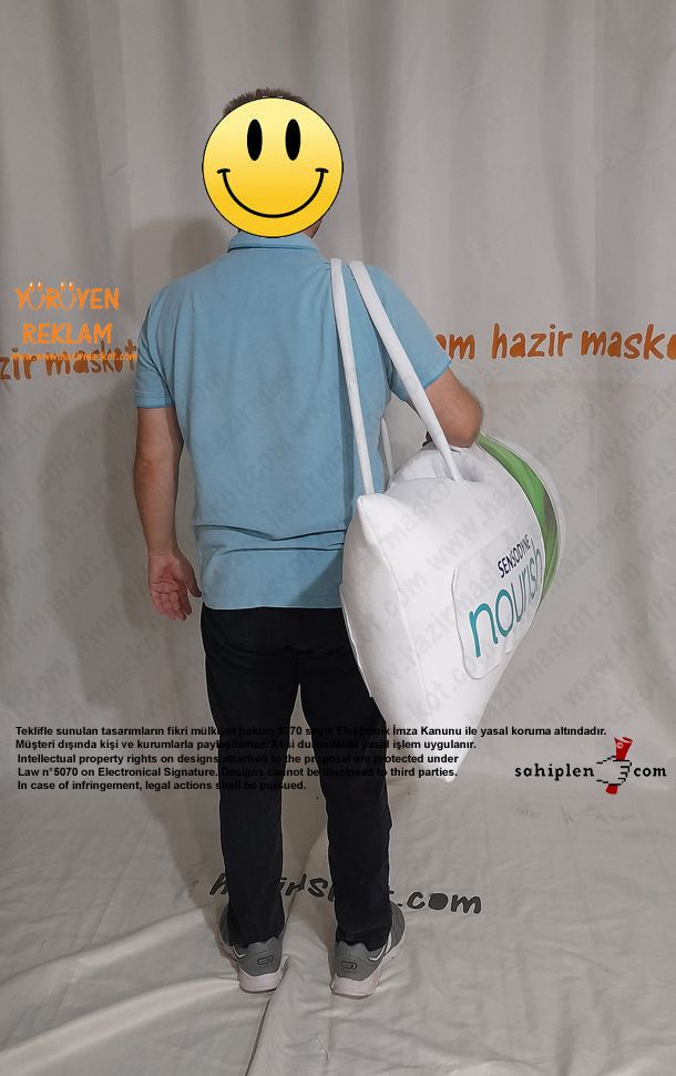 Sensodyne Nourish Diş Macunu Çanta maskot kostümü