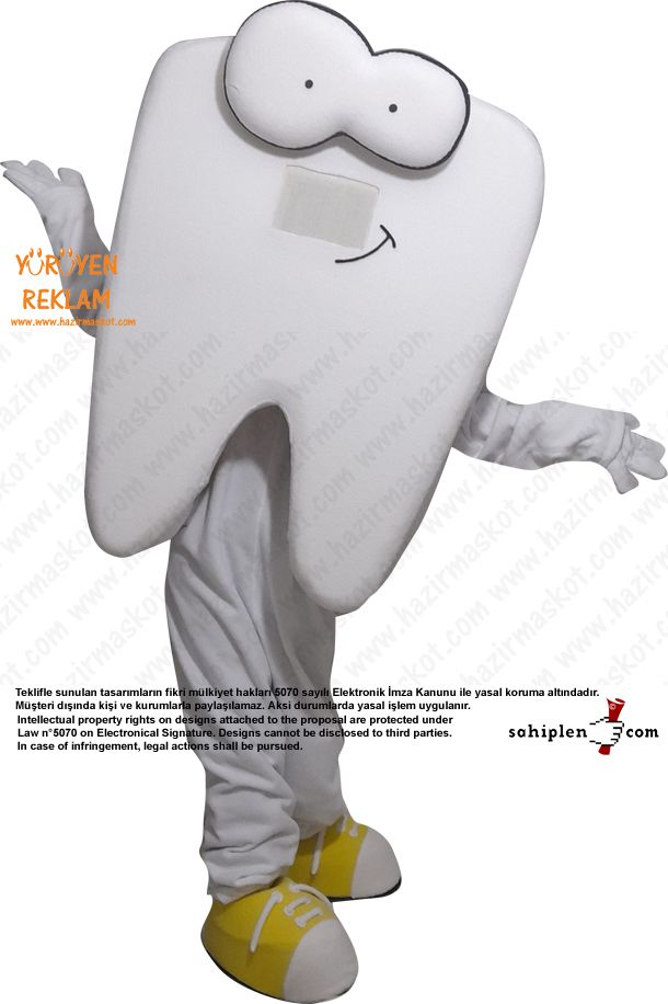 Diş Maskot Kostümü / Informationszentrum Zahn- und Mundgesundheit maskot kostümü
