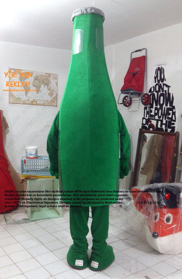 Kızılay Soda Şişesi Maskot Kotümü maskot kostümü